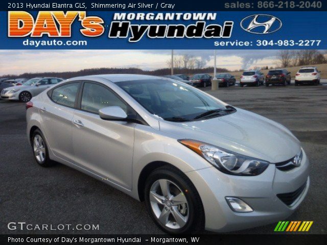 2013 Hyundai Elantra GLS in Shimmering Air Silver