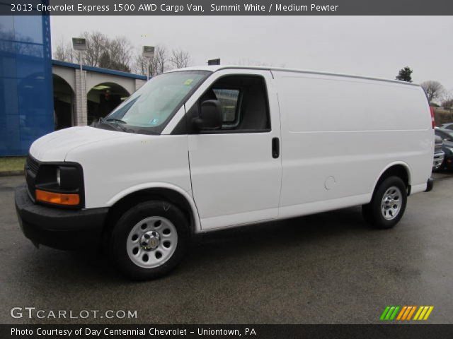 2013 Chevrolet Express 1500 AWD Cargo Van in Summit White