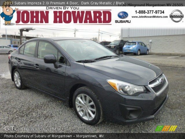 2013 Subaru Impreza 2.0i Premium 4 Door in Dark Gray Metallic