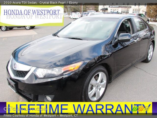 2010 Acura TSX Sedan in Crystal Black Pearl