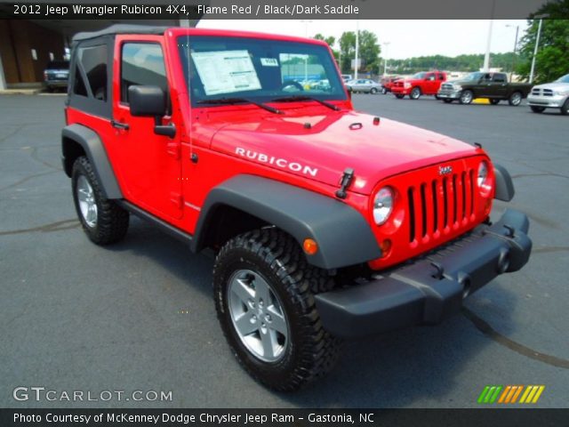 2012 Jeep Wrangler Rubicon 4X4 in Flame Red