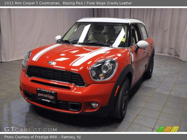 2013 Mini Cooper S Countryman in Blazing Red
