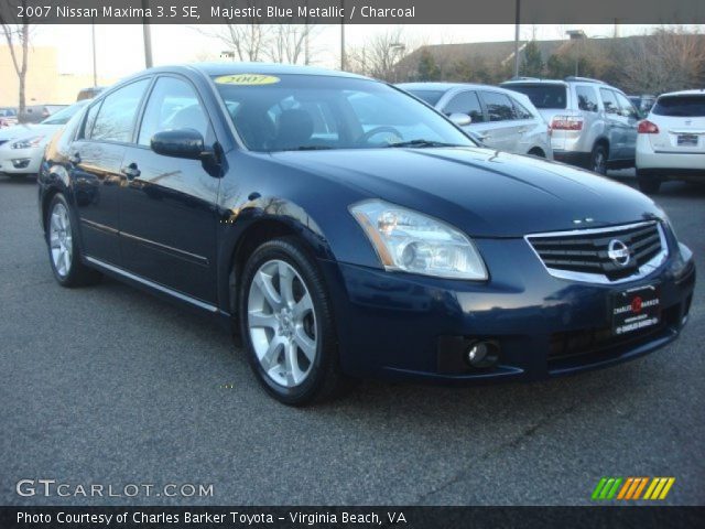 2007 Nissan Maxima 3.5 SE in Majestic Blue Metallic