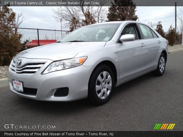 2010 Toyota Camry LE in Classic Silver Metallic