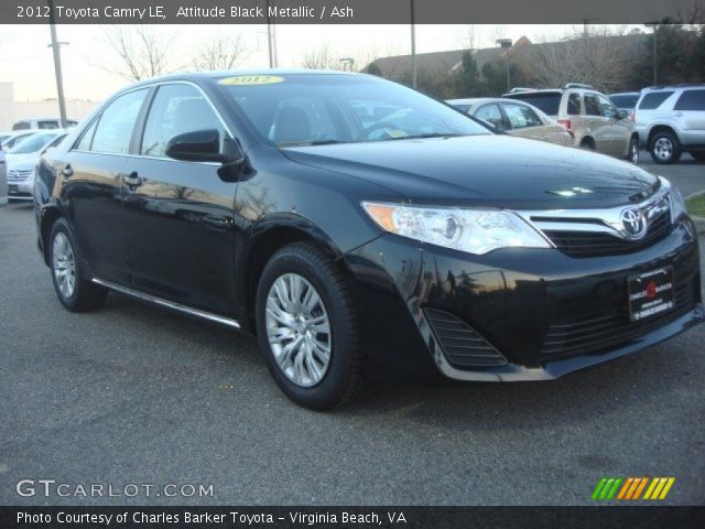 2012 Toyota Camry LE in Attitude Black Metallic