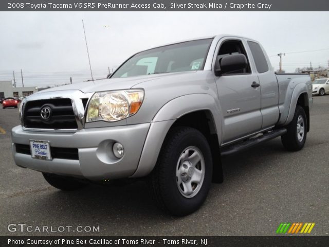 2008 Toyota Tacoma V6 SR5 PreRunner Access Cab in Silver Streak Mica