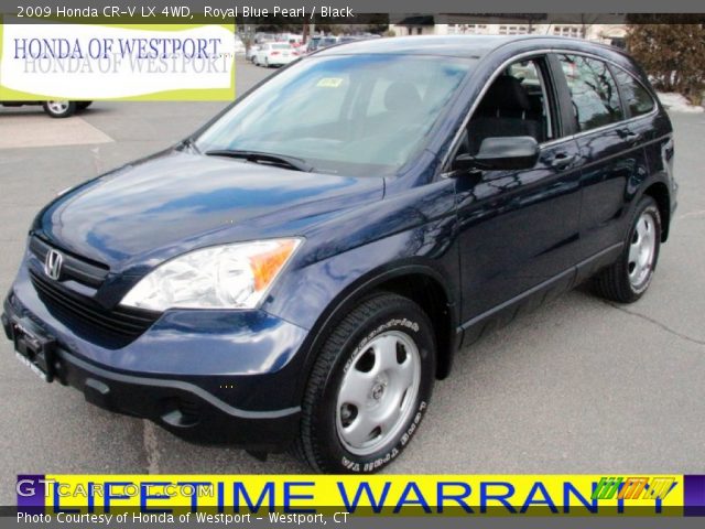 2009 Honda CR-V LX 4WD in Royal Blue Pearl
