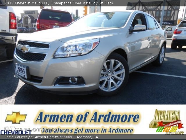 2013 Chevrolet Malibu LT in Champagne Silver Metallic