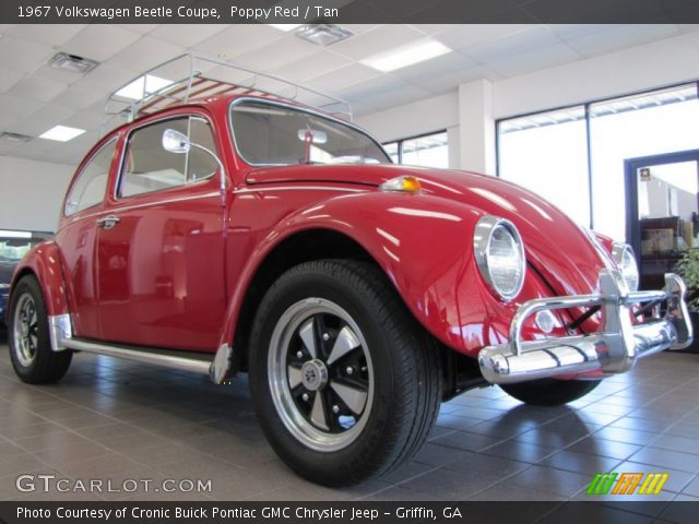 1967 Volkswagen Beetle Coupe in Poppy Red