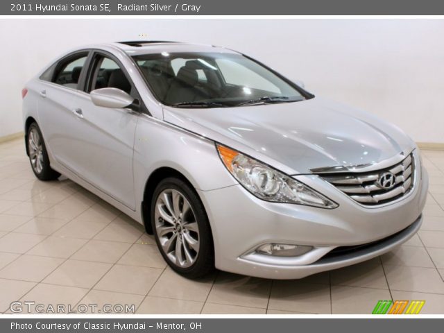 2011 Hyundai Sonata SE in Radiant Silver