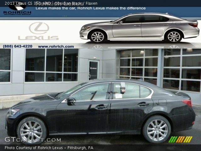2013 Lexus GS 350 AWD in Obsidian Black