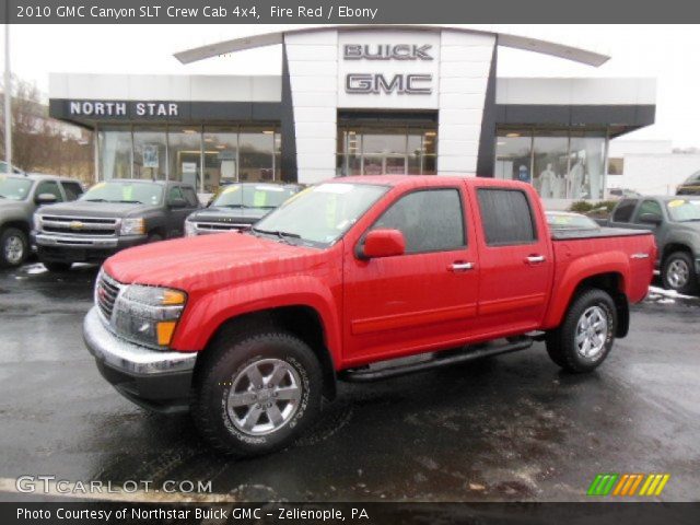 2010 GMC Canyon SLT Crew Cab 4x4 in Fire Red