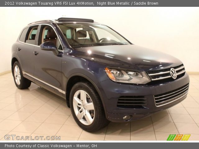 2012 Volkswagen Touareg VR6 FSI Lux 4XMotion in Night Blue Metallic