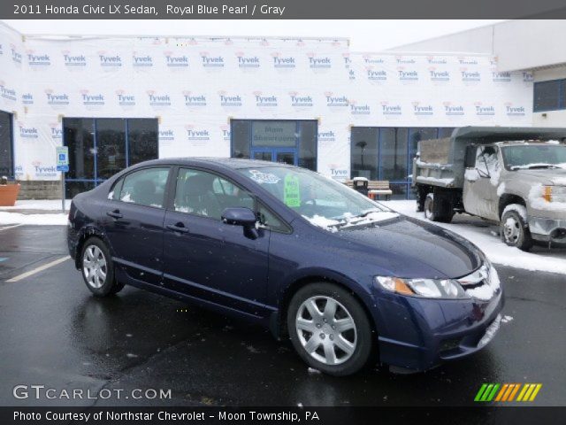 2011 Honda Civic LX Sedan in Royal Blue Pearl