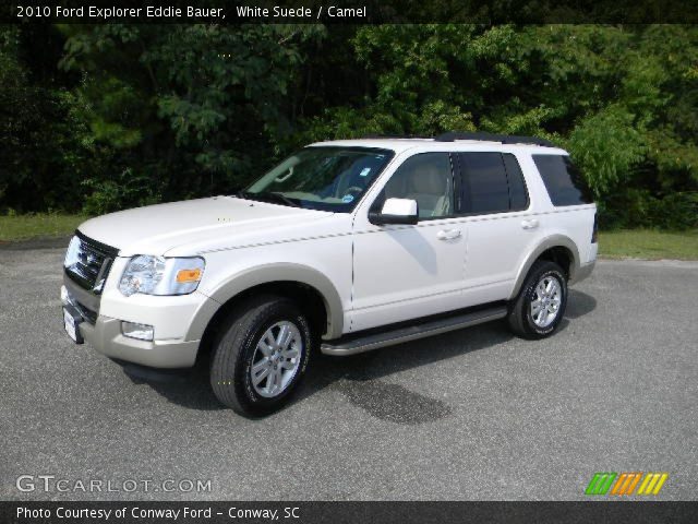 2010 Ford Explorer Eddie Bauer in White Suede