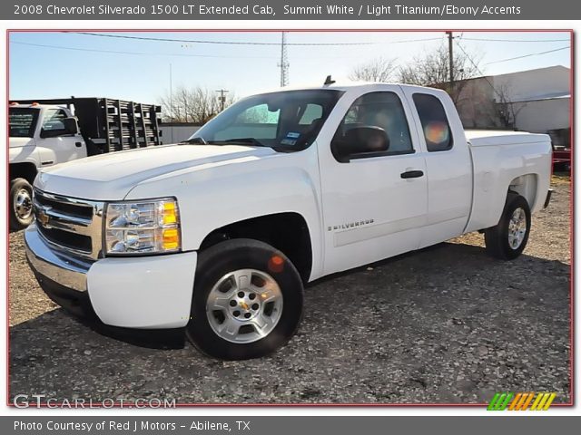 2008 Chevrolet Silverado 1500 LT Extended Cab in Summit White