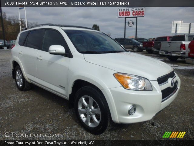 2009 Toyota RAV4 Limited V6 4WD in Blizzard White Pearl