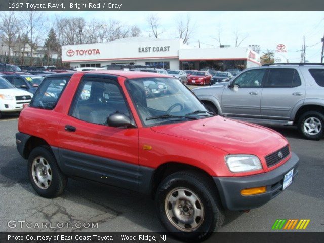 1997 Toyota RAV4  in Bright Red
