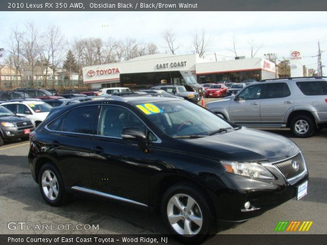 2010 Lexus RX 350 AWD in Obsidian Black