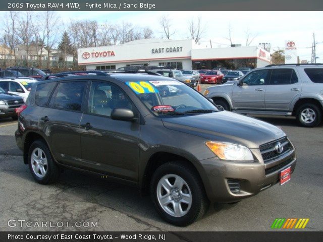 2009 Toyota RAV4 4WD in Pyrite Mica