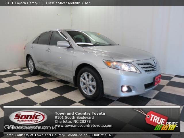 2011 Toyota Camry LE in Classic Silver Metallic