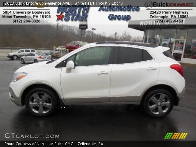 2013 Buick Encore Convenience AWD in White Pearl Tricoat