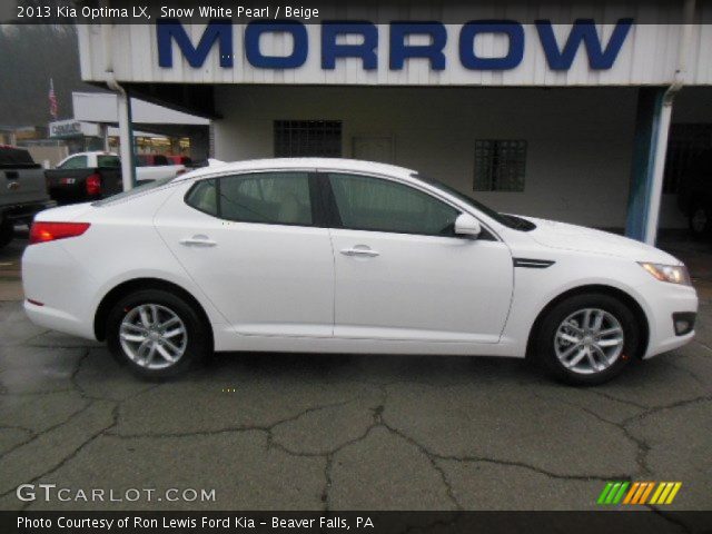 2013 Kia Optima LX in Snow White Pearl
