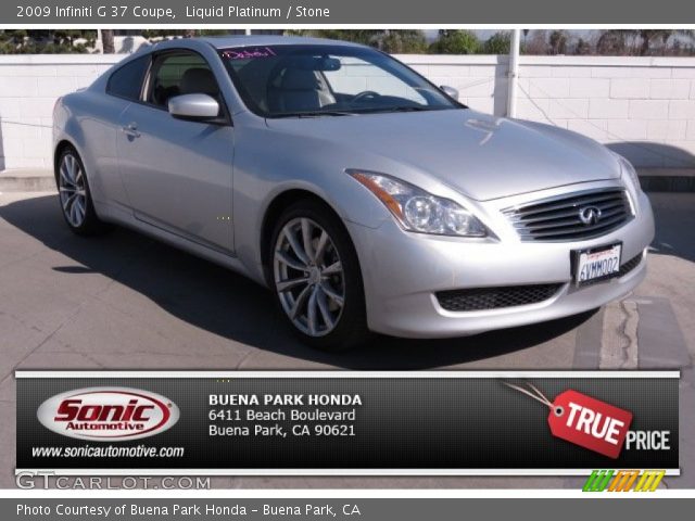 2009 Infiniti G 37 Coupe in Liquid Platinum