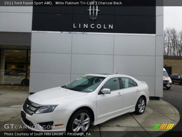 2011 Ford Fusion Sport AWD in White Platinum Tri-Coat