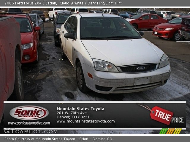 2006 Ford Focus ZX4 S Sedan in Cloud 9 White