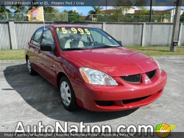 2004 Mitsubishi Lancer ES in Phoenix Red
