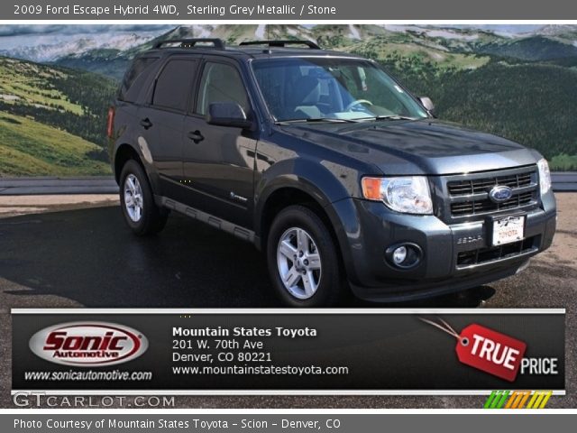 2009 Ford Escape Hybrid 4WD in Sterling Grey Metallic