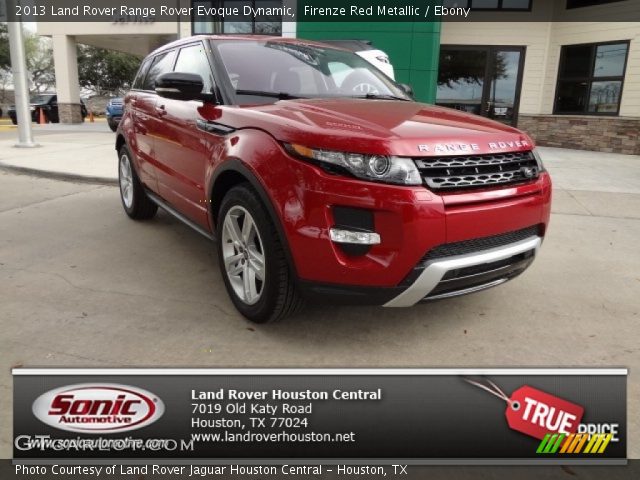 2013 Land Rover Range Rover Evoque Dynamic in Firenze Red Metallic