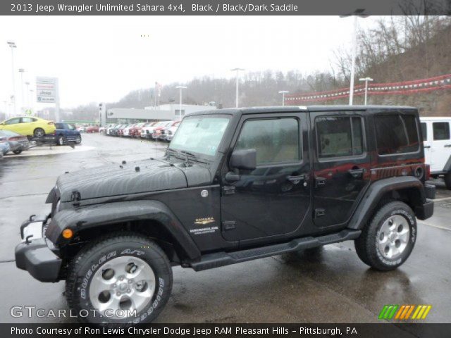 2013 Jeep Wrangler Unlimited Sahara 4x4 in Black
