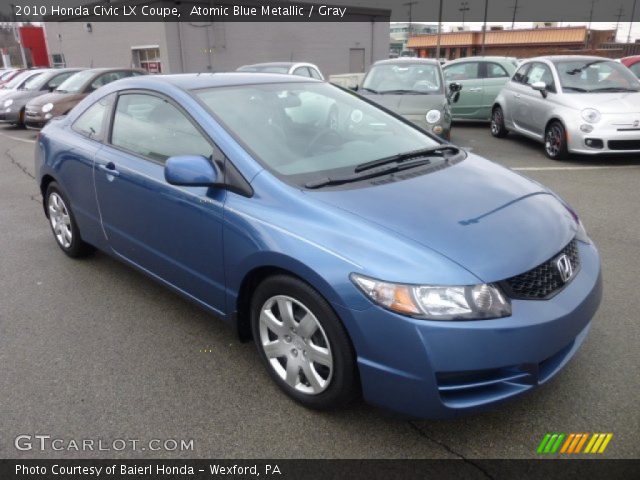 2010 Honda Civic LX Coupe in Atomic Blue Metallic