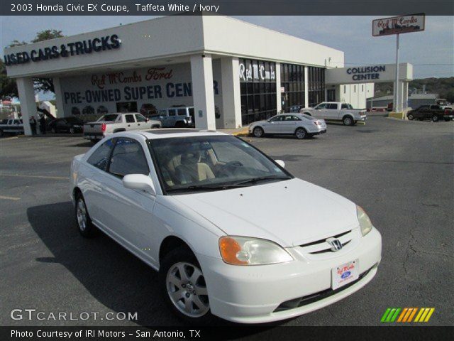 2003 Honda Civic EX Coupe in Taffeta White