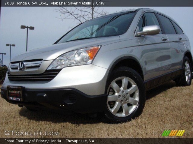 2009 Honda CR-V EX-L in Alabaster Silver Metallic