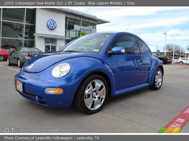 2003 Volkswagen New Beetle GLX 1.8T Coupe in Blue Lagoon Metallic