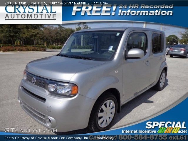 2011 Nissan Cube 1.8 S in Chrome Silver Metallic