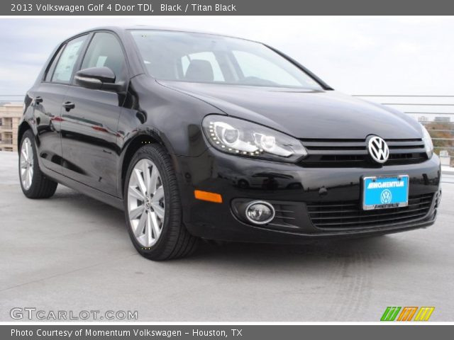 2013 Volkswagen Golf 4 Door TDI in Black