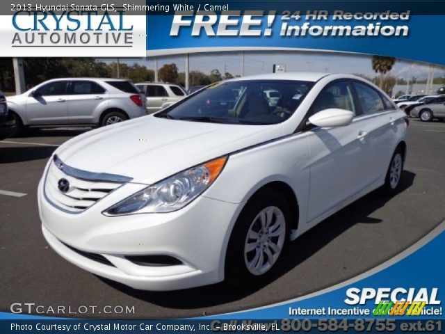 2013 Hyundai Sonata GLS in Shimmering White