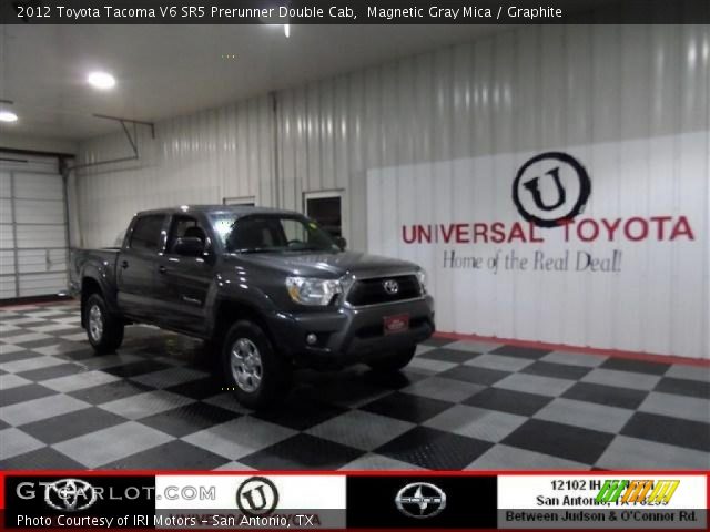 2012 Toyota Tacoma V6 SR5 Prerunner Double Cab in Magnetic Gray Mica