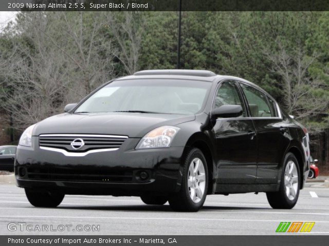 2009 Nissan Altima 2.5 S in Super Black