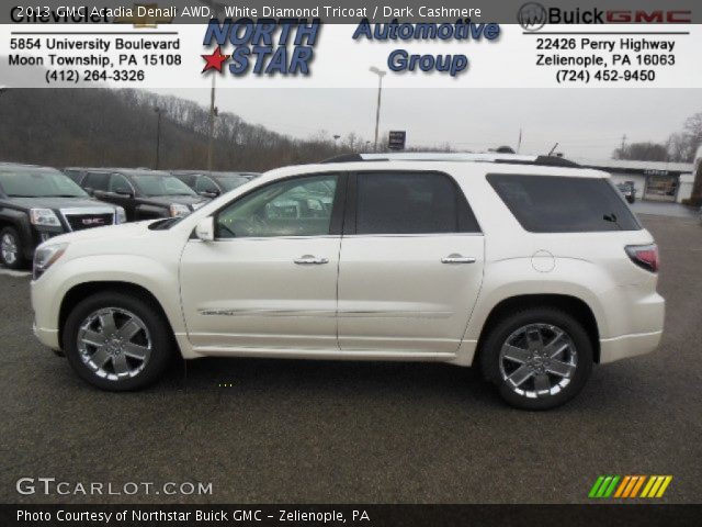 2013 Gmc acadia denali white diamond #5