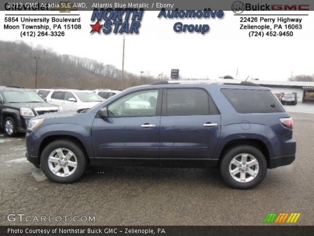 2013 GMC Acadia SLE AWD in Atlantis Blue Metallic