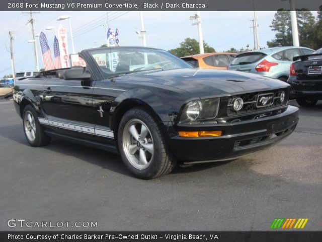 2008 Ford Mustang V6 Premium Convertible in Black