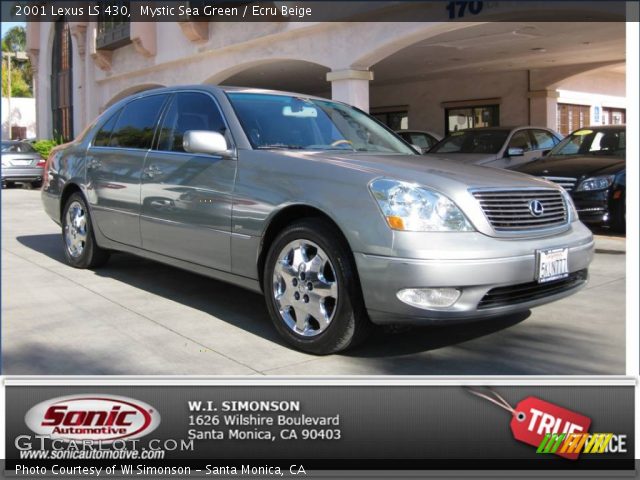 2001 Lexus LS 430 in Mystic Sea Green