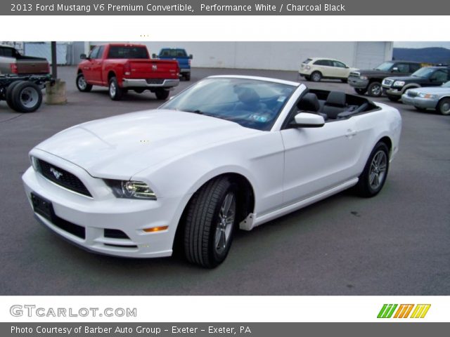 2013 Ford Mustang V6 Premium Convertible in Performance White