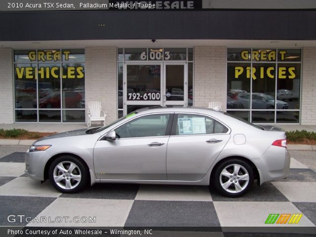 2010 Acura TSX Sedan in Palladium Metallic