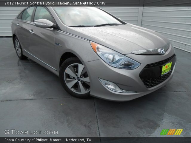 2012 Hyundai Sonata Hybrid in Hyper Silver Metallic